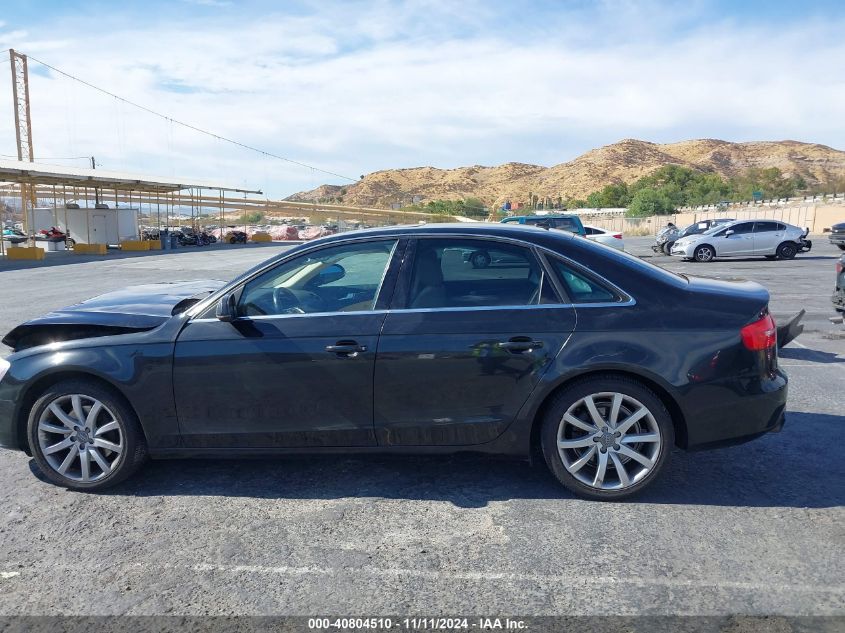 2013 Audi A4 2.0T Premium VIN: WAUEFAFL2DN035205 Lot: 40804510