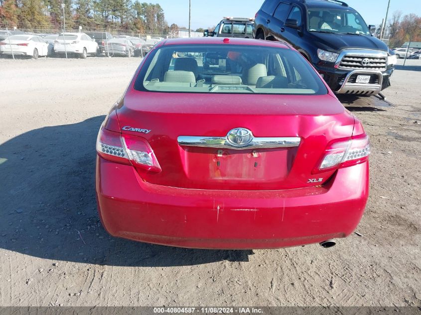 2010 Toyota Camry Xle VIN: JTNBF3EK0A3002443 Lot: 40804587