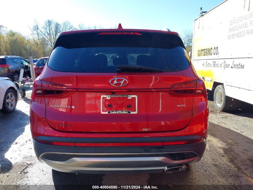 2021 Hyundai Santa Fe Sel VIN: 5NMS2DAJ2MH315230 Lot: 40804590