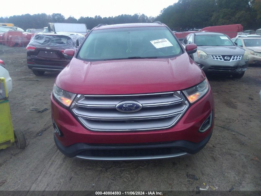 2015 Ford Edge Sel VIN: 2FMTK3J98FBC09172 Lot: 40804593