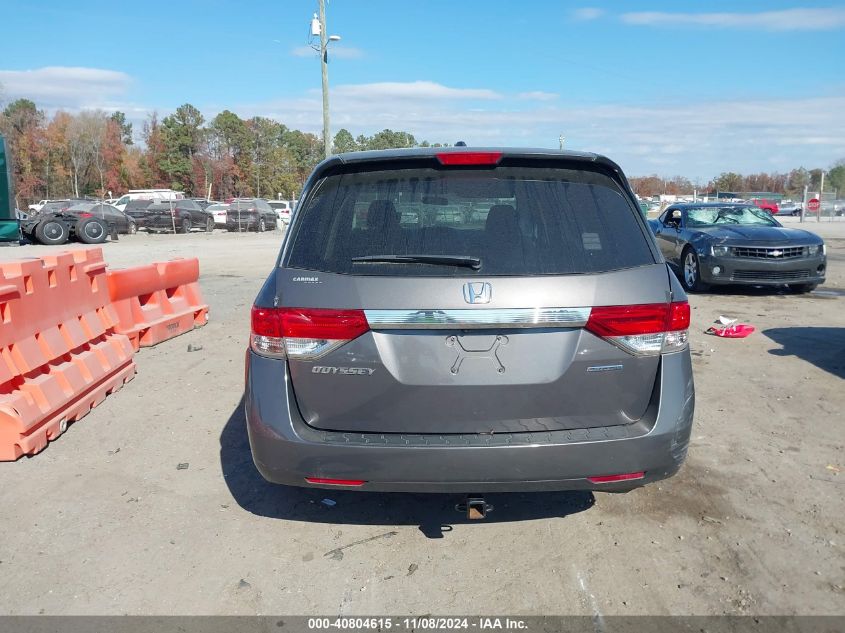 2016 Honda Odyssey Se VIN: 5FNRL5H3XGB108132 Lot: 40804615