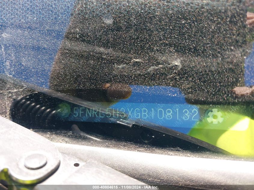 2016 HONDA ODYSSEY SE - 5FNRL5H3XGB108132