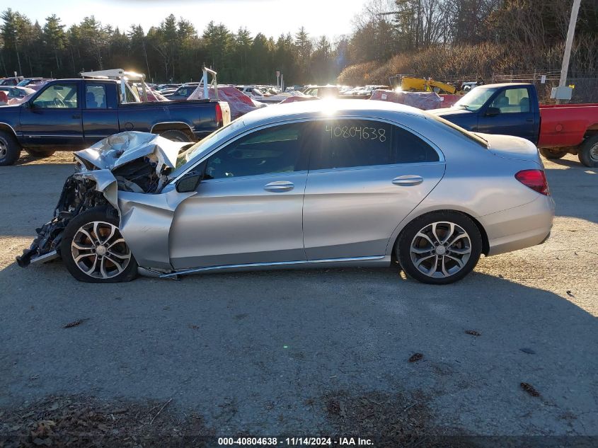 2015 Mercedes-Benz C 300 4Matic/Luxury 4Matic/Sport 4Matic VIN: 55SWF4KB9FU075254 Lot: 40804638