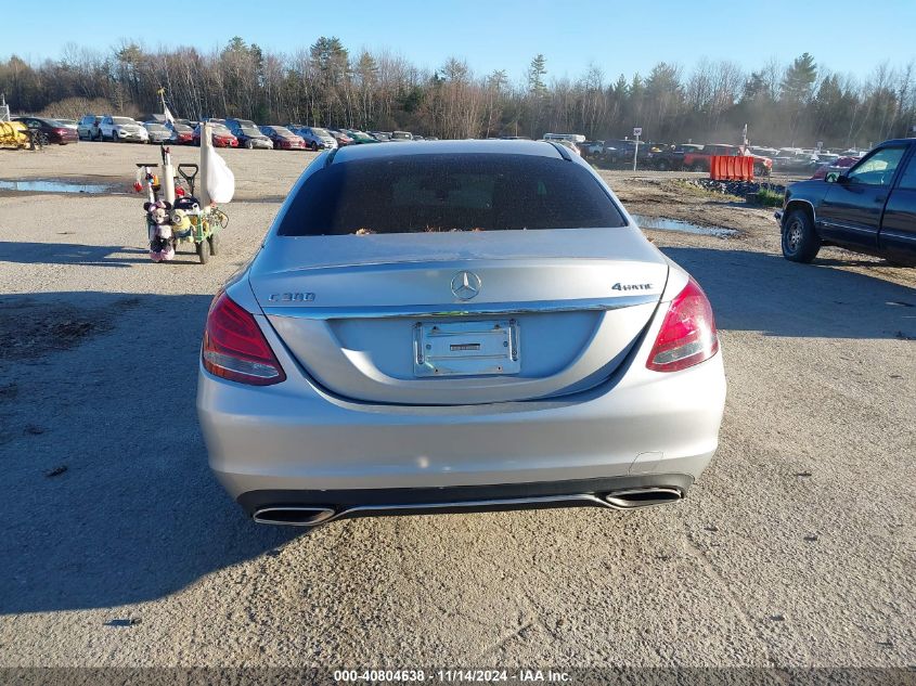 2015 Mercedes-Benz C 300 4Matic/Luxury 4Matic/Sport 4Matic VIN: 55SWF4KB9FU075254 Lot: 40804638