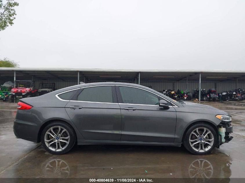 2019 Ford Fusion Sel VIN: 3FA6P0CD0KR269838 Lot: 40804639