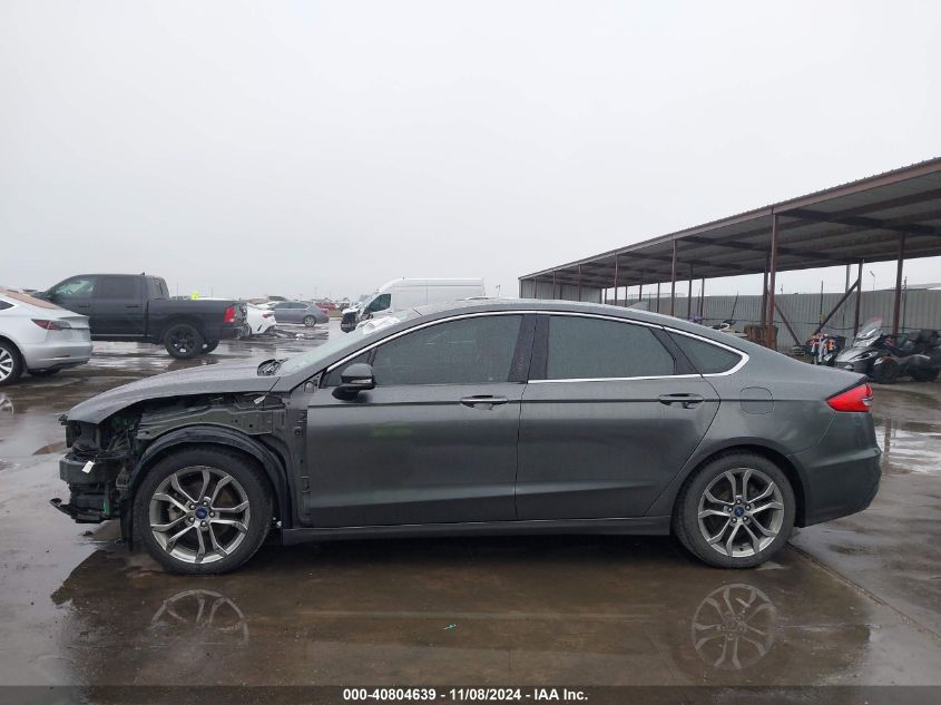 2019 Ford Fusion Sel VIN: 3FA6P0CD0KR269838 Lot: 40804639