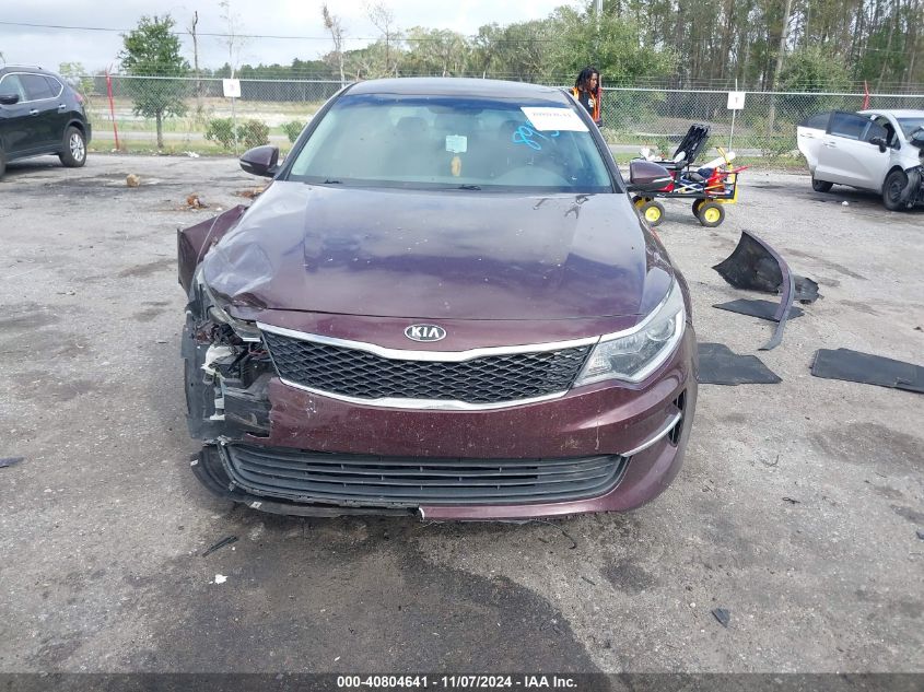 2018 Kia Optima Lx VIN: 5XXGT4L34JG268956 Lot: 40804641