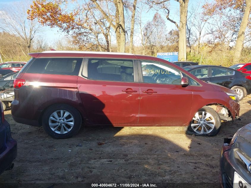 2016 Kia Sedona Lx VIN: KNDMB5C11G6189181 Lot: 40804672