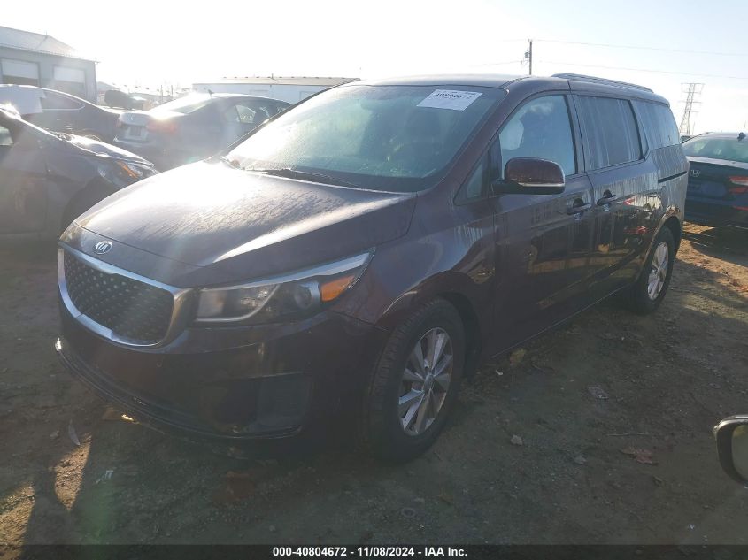 VIN KNDMB5C11G6189181 2016 KIA SEDONA no.2