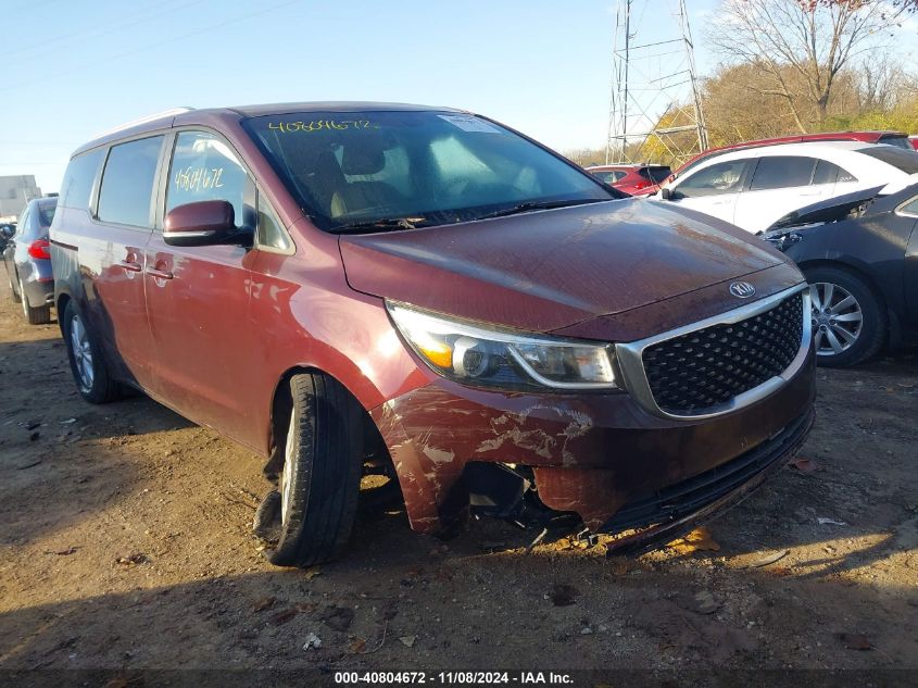 2016 Kia Sedona Lx VIN: KNDMB5C11G6189181 Lot: 40804672