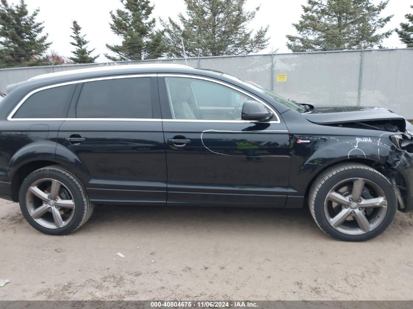 2013 Audi Q7 3.0T S Line Prestige VIN: WA1DGAFE2DD006297 Lot: 40804675