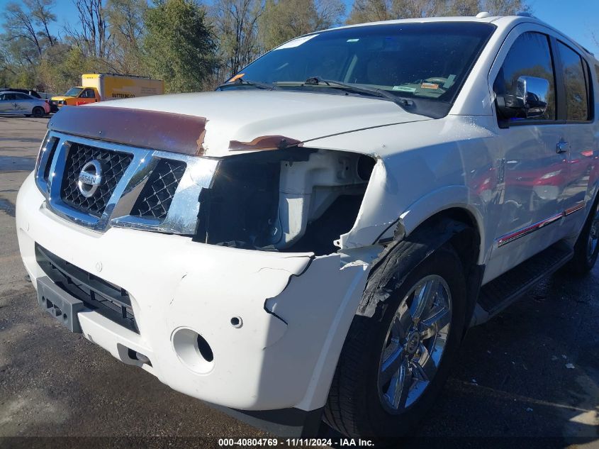 2012 Nissan Armada Platinum VIN: 5N1BA0NE8CN612461 Lot: 40804769