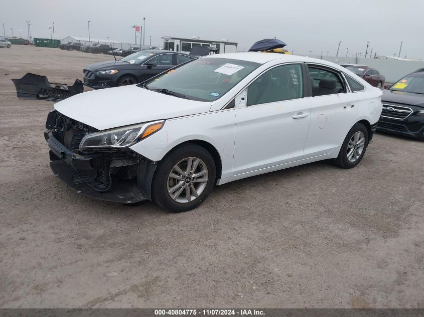 2016 Hyundai Sonata Se VIN: 5NPE24AF9GH303771 Lot: 40804775