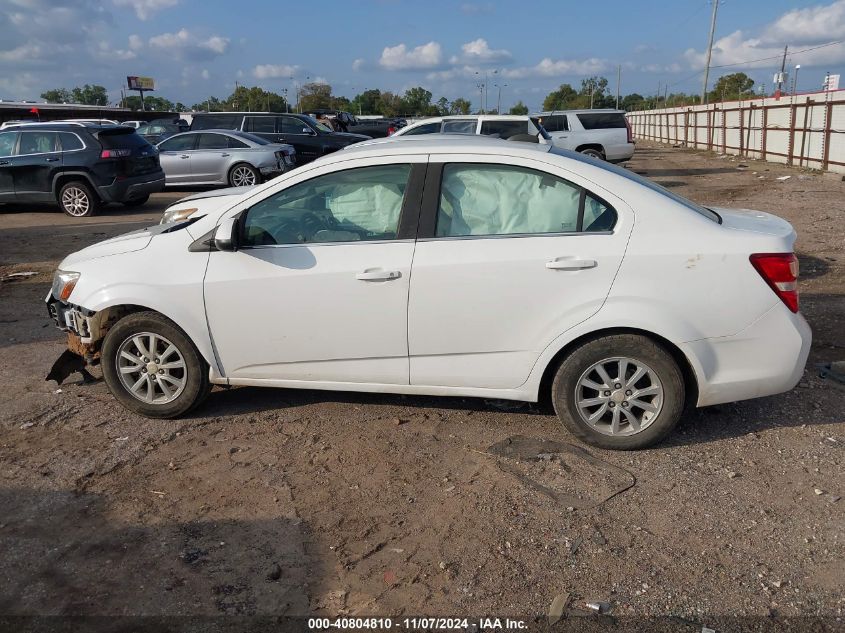 2018 Chevrolet Sonic Lt Auto VIN: 1G1JD5SHXJ4115653 Lot: 40804810