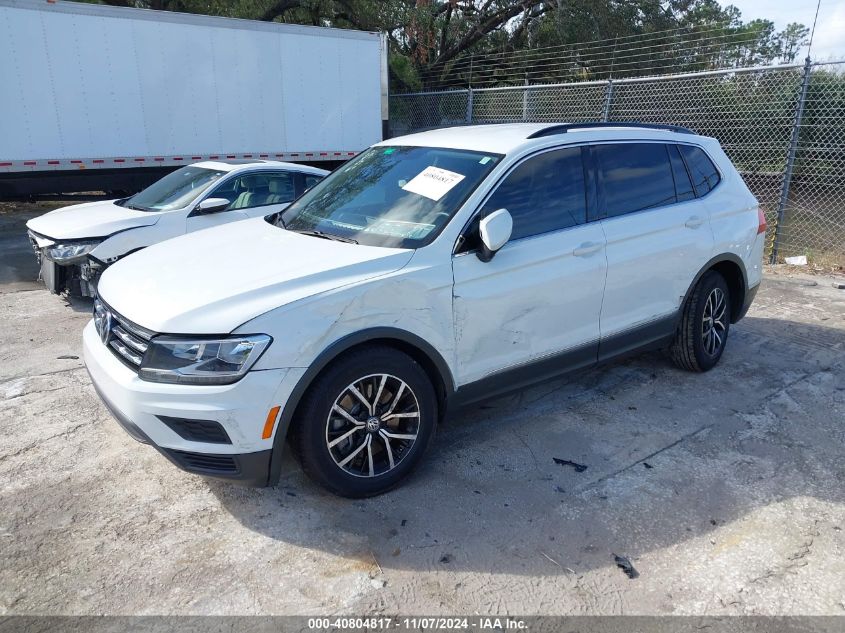 2021 Volkswagen Tiguan 2.0T Se/2.0T Se R-Line Black/2.0T Sel VIN: 3VV3B7AX7MM084026 Lot: 40804817