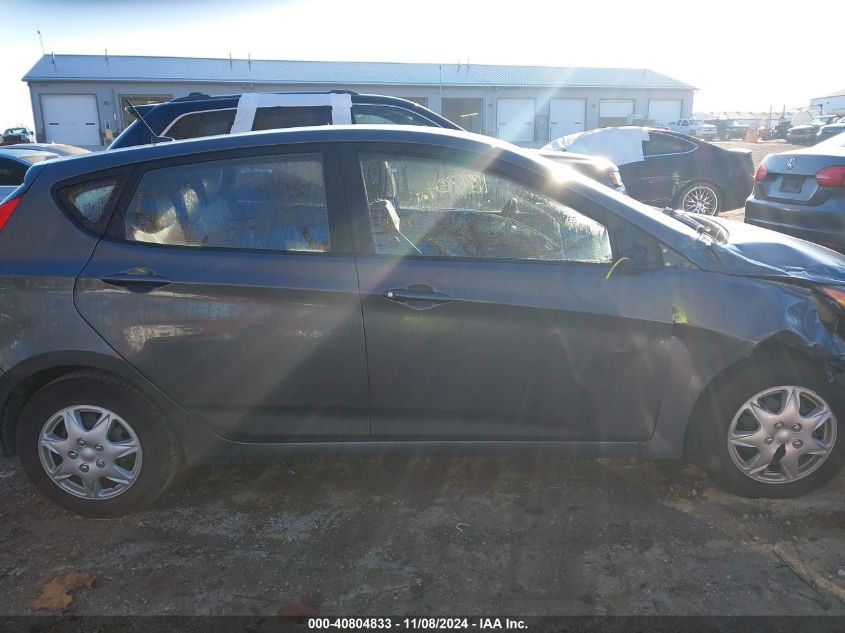 2012 Hyundai Accent Gs VIN: KMHCT5AE3CU043722 Lot: 40804833