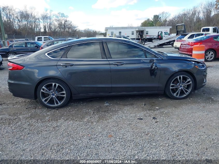 2019 FORD FUSION TITANIUM - 3FA6P0D93KR207036