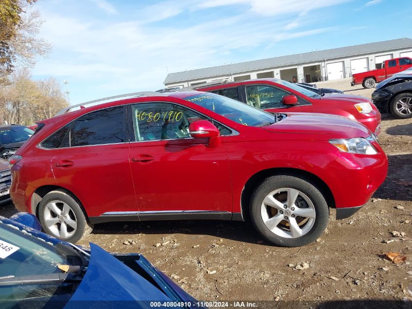 2012 Lexus Rx 350 VIN: 2T2BK1BA6CC131552 Lot: 40804910