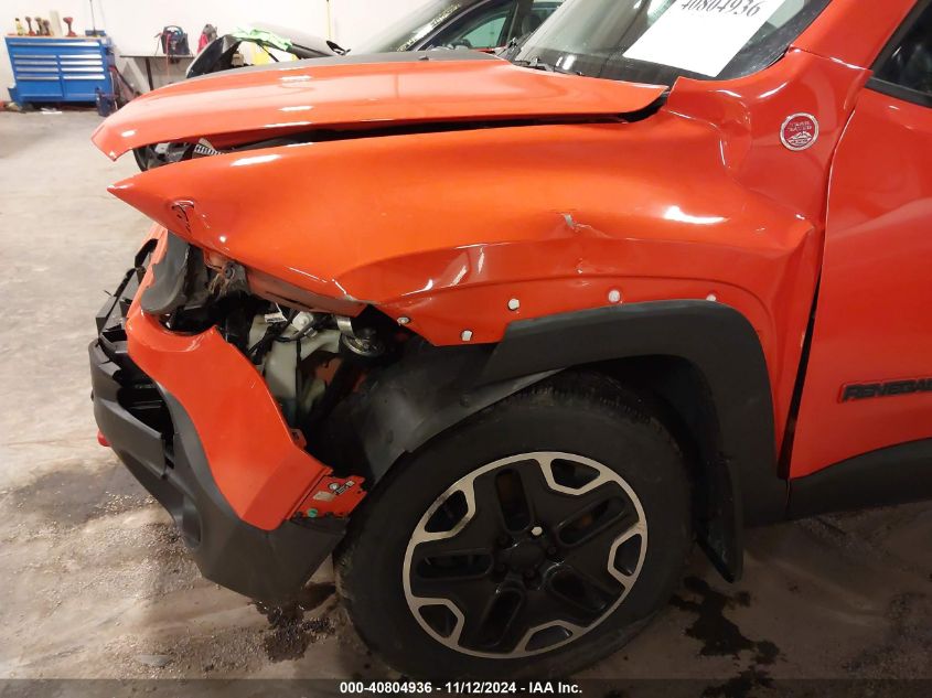 2015 Jeep Renegade Trailhawk VIN: ZACCJBCTXFPC09891 Lot: 40804936