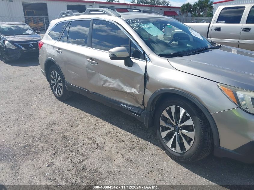 2015 Subaru Outback 2.5I Limited VIN: 4S4BSBNC8F3271828 Lot: 40804942