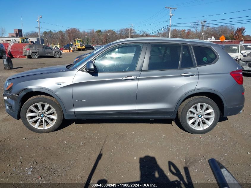 2017 BMW X3 xDrive28I VIN: 5UXWX9C51H0D98558 Lot: 40804949