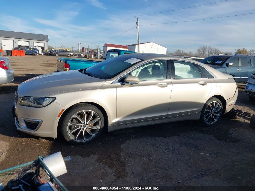 2017 Lincoln Mkz Reserve VIN: 3LN6L5FC3HR600289 Lot: 40804954