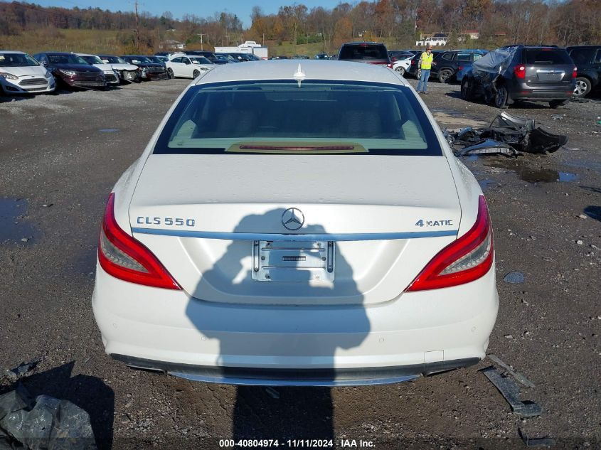 2012 MERCEDES-BENZ CLS VIN: WDDLJ9BB4CA031303