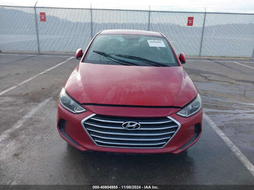 2017 Hyundai Elantra Se VIN: KMHD74LF1HU076265 Lot: 40804985