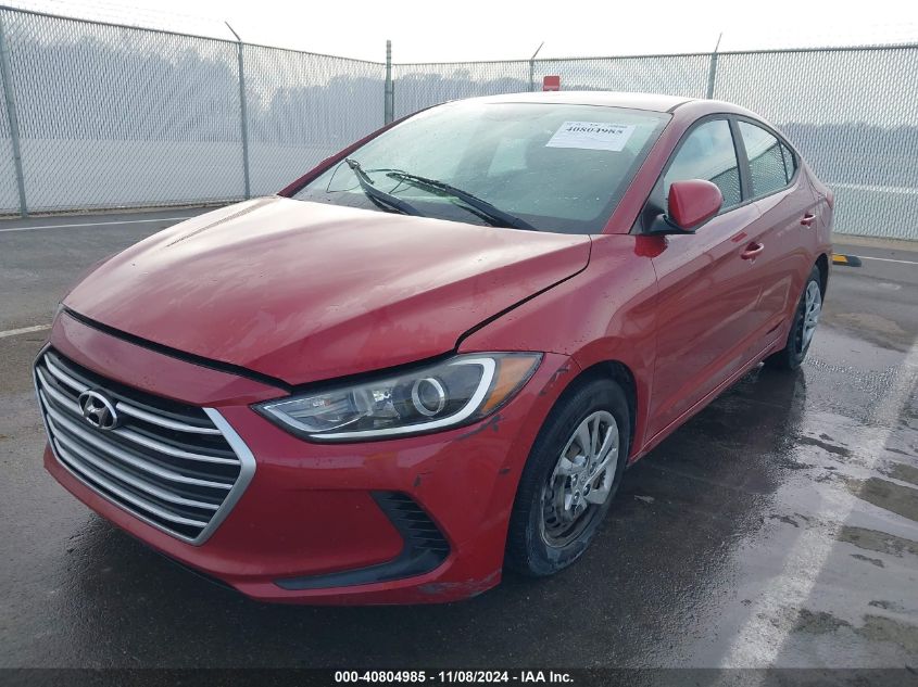 2017 Hyundai Elantra Se VIN: KMHD74LF1HU076265 Lot: 40804985