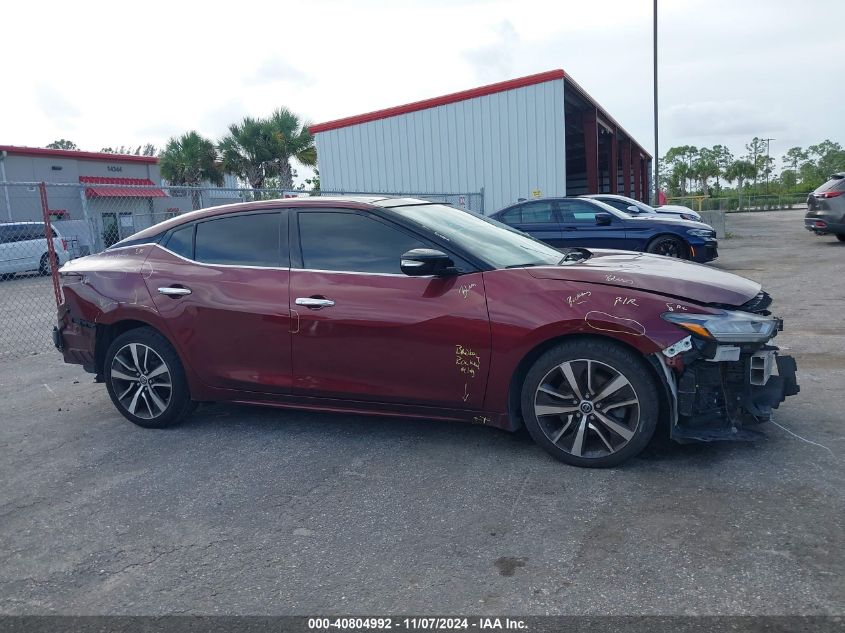 2020 Nissan Maxima Sl Xtronic Cvt VIN: 1N4AA6DV5LC366829 Lot: 40804992