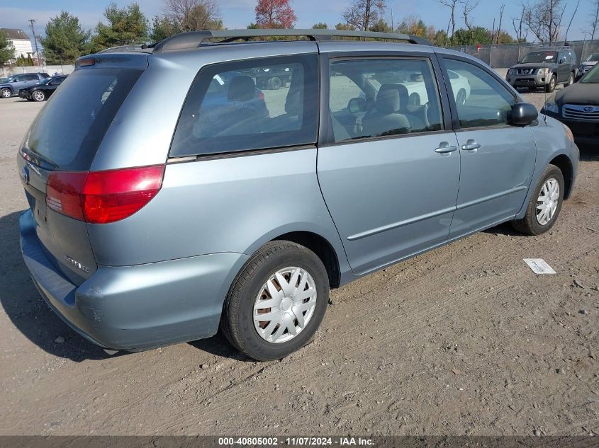 2004 Toyota Sienna Ce VIN: 5TDZA23C64S160568 Lot: 40805002