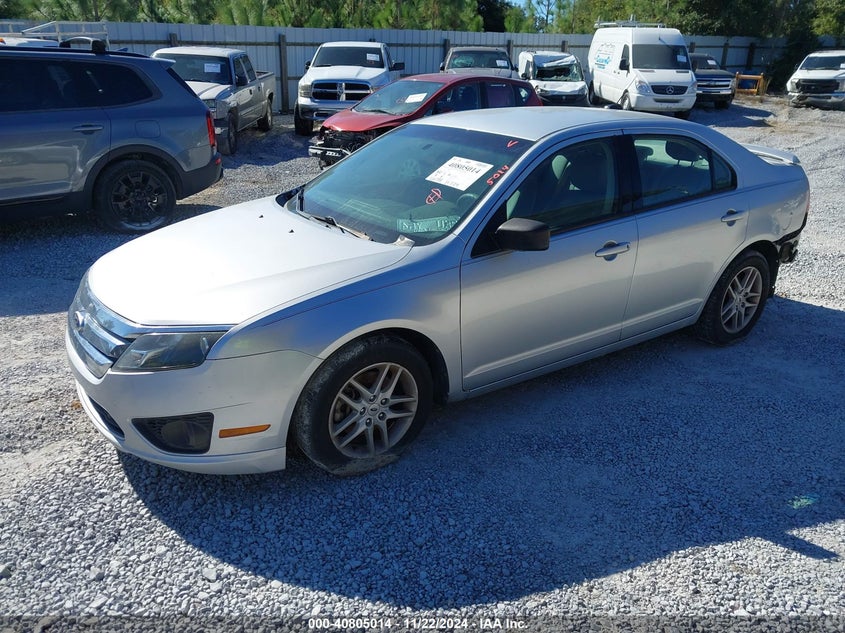 Vin: 3fahp0ga9cr118653, lot: 41294580, ford fusion s 20122