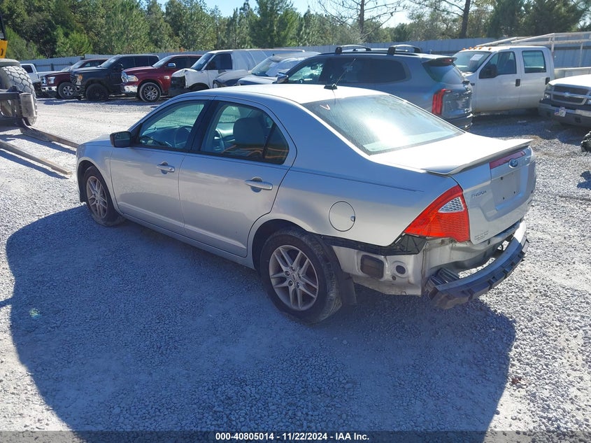 Vin: 3fahp0ga9cr118653, lot: 41294580, ford fusion s 20123