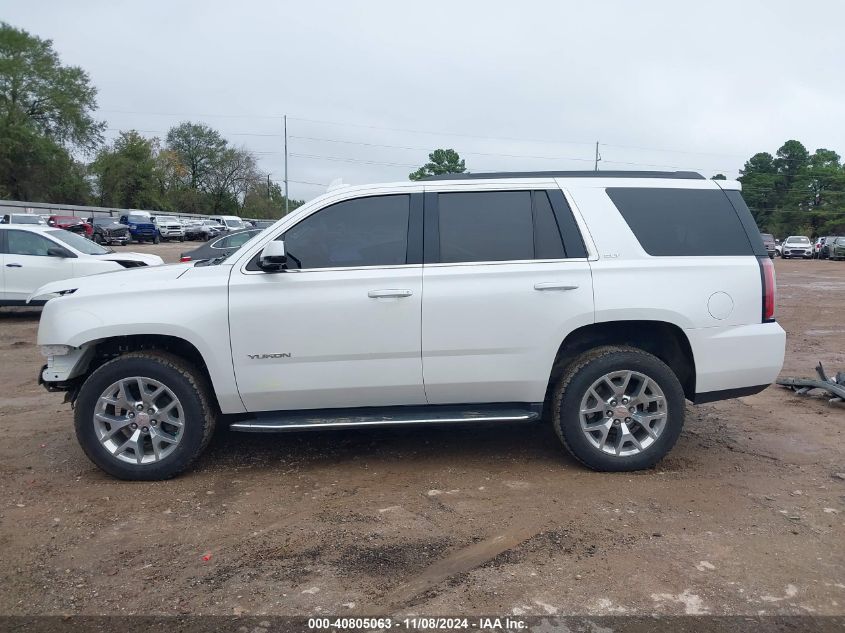 2019 GMC Yukon Slt Standard Edition VIN: 1GKS1DKC7KR378002 Lot: 40805063