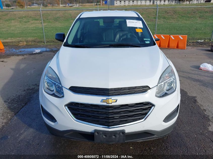 2017 Chevrolet Equinox Ls VIN: 2GNALBEK5H1569998 Lot: 40805072