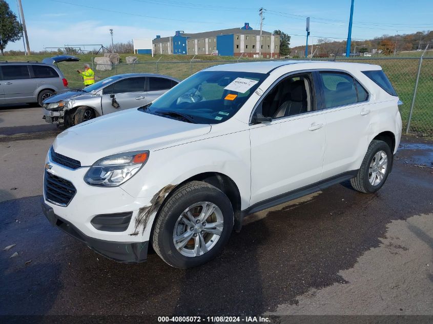 VIN 2GNALBEK5H1569998 2017 Chevrolet Equinox, LS no.2