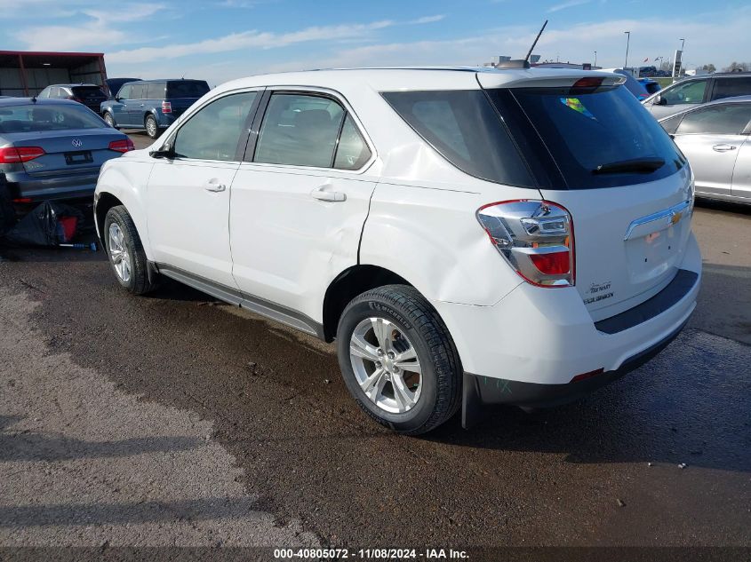 VIN 2GNALBEK5H1569998 2017 Chevrolet Equinox, LS no.3