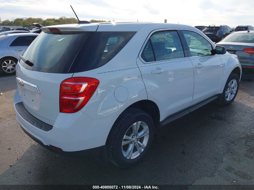 VIN 2GNALBEK5H1569998 2017 Chevrolet Equinox, LS no.4