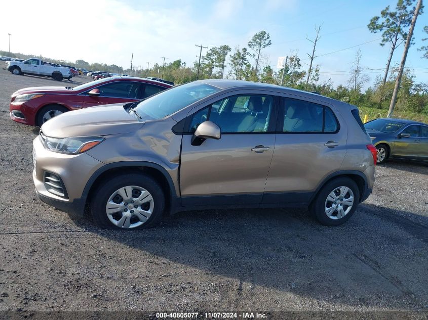 2018 Chevrolet Trax Ls VIN: 3GNCJKSB0JL231593 Lot: 40805077