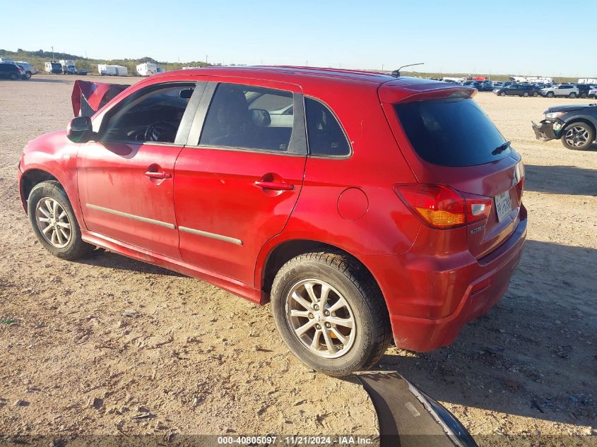 2012 Mitsubishi Outlander Sport Es VIN: JA4AP3AU4CZ001102 Lot: 40805097