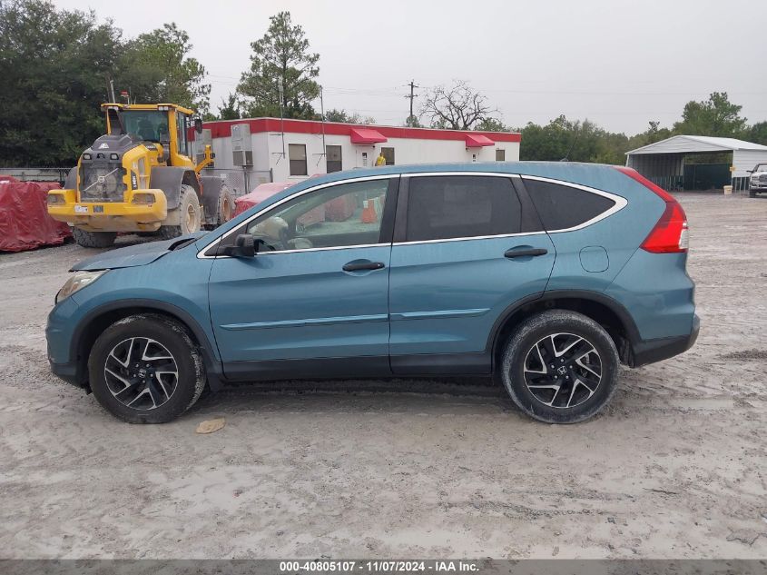 2016 Honda Cr-V Se VIN: 2HKRM3H41GH548946 Lot: 40805107