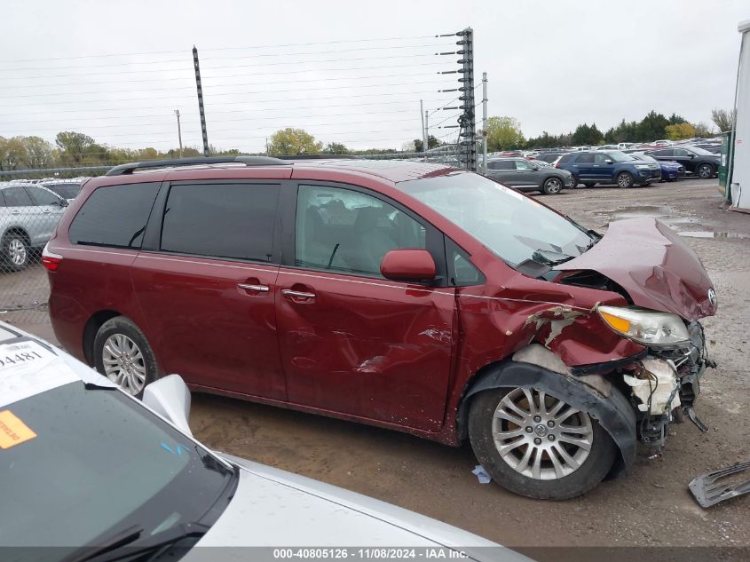 2015 Toyota Sienna Xle 8 Passenger VIN: 5TDYK3DC4FS562945 Lot: 40805126