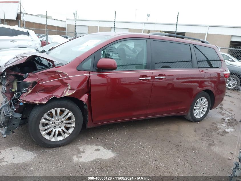 2015 Toyota Sienna Xle 8 Passenger VIN: 5TDYK3DC4FS562945 Lot: 40805126