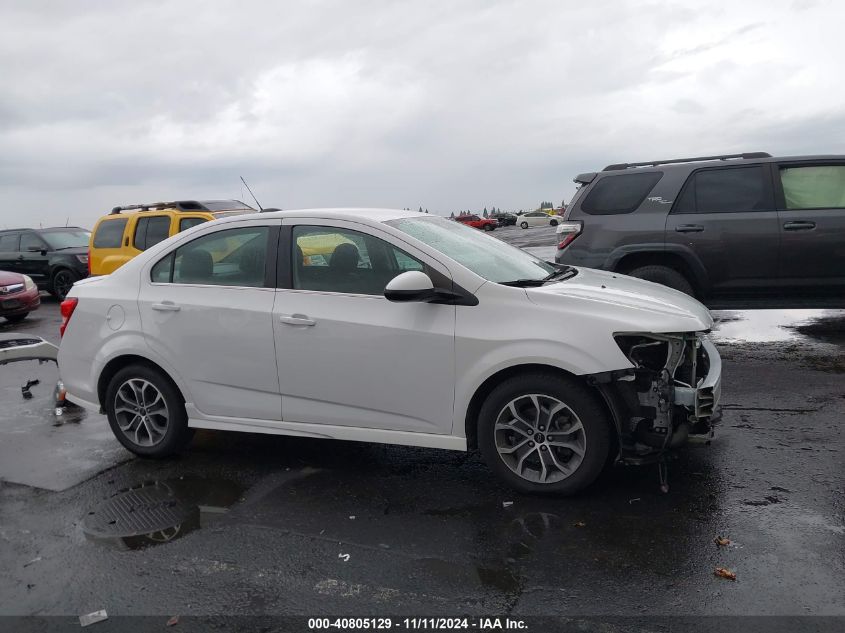 2020 Chevrolet Sonic Fwd Lt VIN: 1G1JD5SB6L4140239 Lot: 40805129