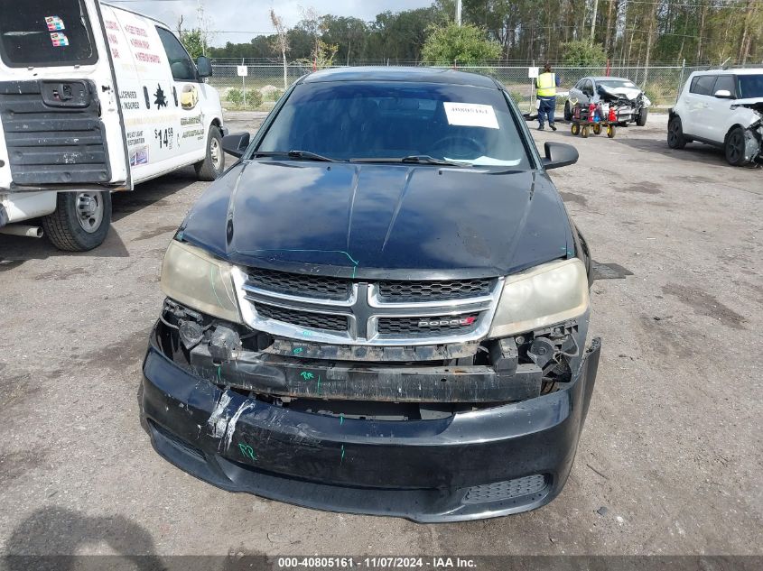 2012 Dodge Avenger Se VIN: 1C3CDZABXCN235524 Lot: 40805161