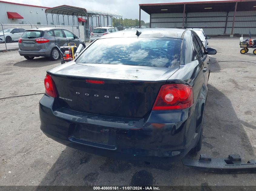 2012 Dodge Avenger Se VIN: 1C3CDZABXCN235524 Lot: 40805161