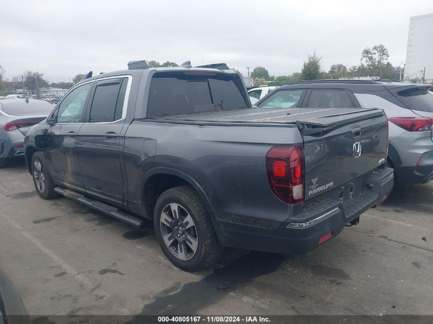 2019 Honda Ridgeline Rtl VIN: 5FPYK3F59KB042793 Lot: 40805167