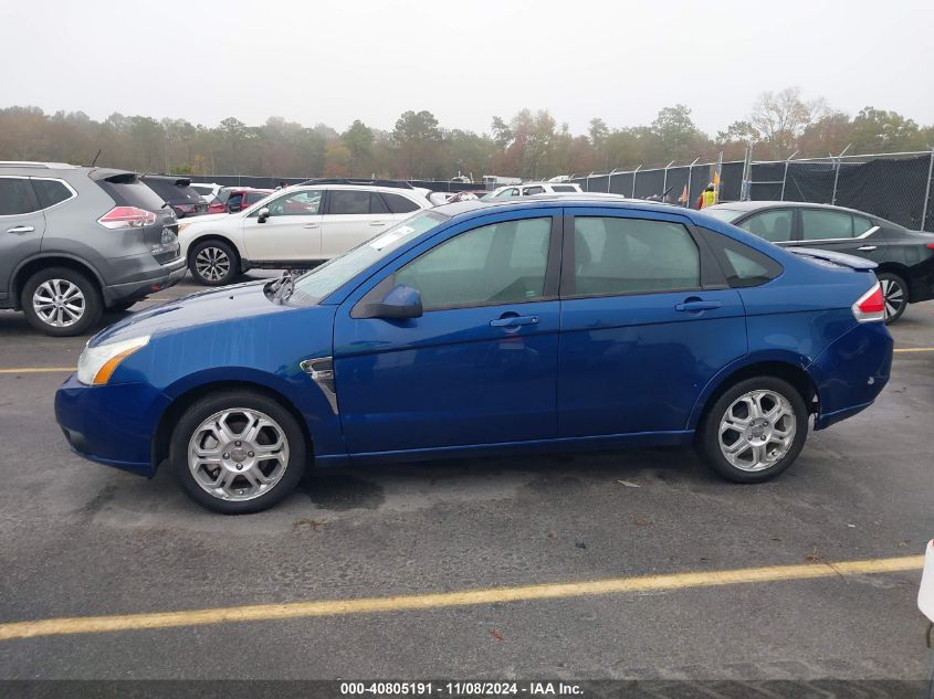 2008 Ford Focus Se/Ses VIN: 1FAHP35N88W281497 Lot: 40805191