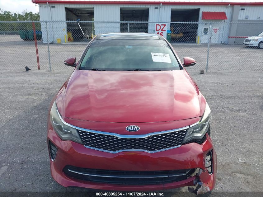 2018 Kia Optima Sx Turbo VIN: 5XXGW4L25JG189357 Lot: 40805254