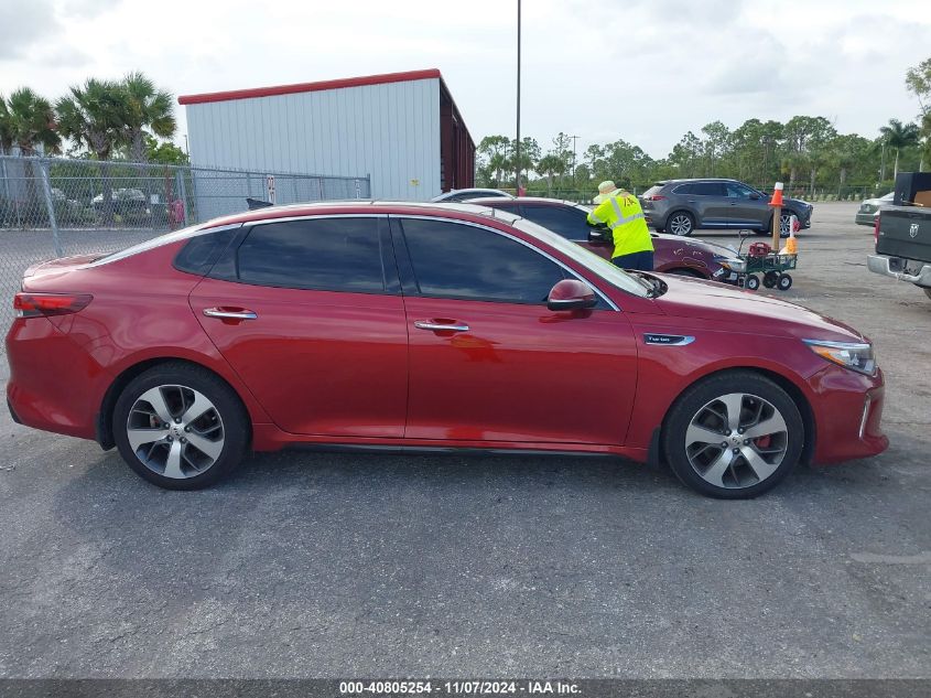 2018 Kia Optima Sx Turbo VIN: 5XXGW4L25JG189357 Lot: 40805254